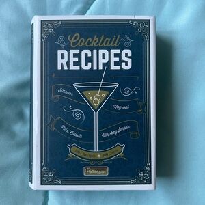 PARAGON Cocktail Recipes Book - Blue and Gold